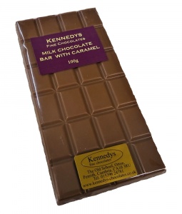 100g Milk Chocolate Bar with Caramel