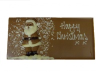 Novelty Bar (Milk Chocolate) 200g: Happy Christmas Santa